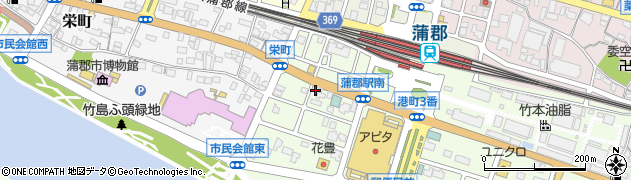 香楽 蒲郡店周辺の地図