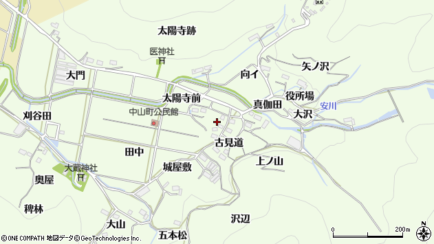 〒441-1104 愛知県豊橋市石巻中山町の地図