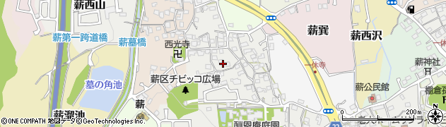 京都府京田辺市薪里ノ内19周辺の地図