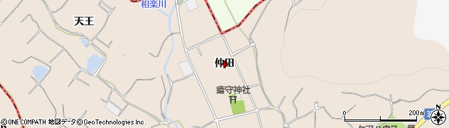 愛知県豊川市御津町赤根（仲田）周辺の地図