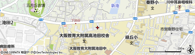 ラポール池田緑ケ丘管理事務所周辺の地図