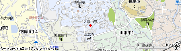 泉流寺周辺の地図