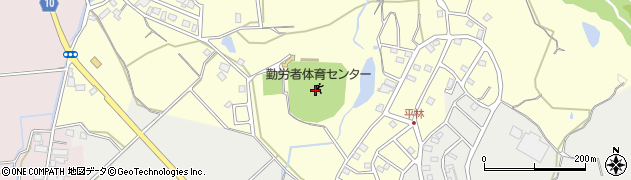 津市役所スポーツ施設　芸濃グラウンド周辺の地図