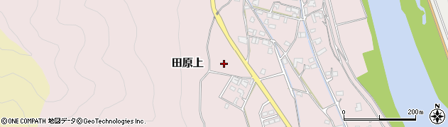 岡山県和気町（和気郡）田原上周辺の地図