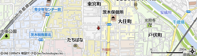 茨木公民館周辺の地図