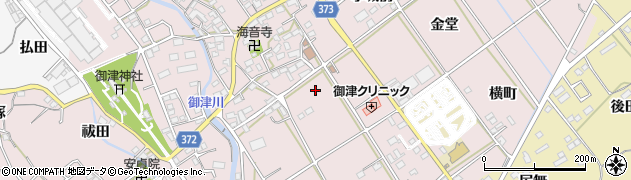 愛知県豊川市御津町広石（船津）周辺の地図