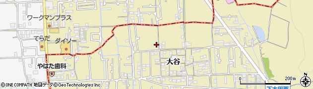 兵庫県姫路市勝原区大谷174周辺の地図