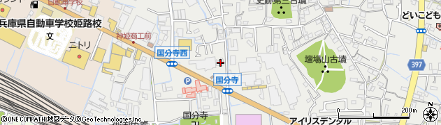 兵庫県姫路市御国野町国分寺147周辺の地図