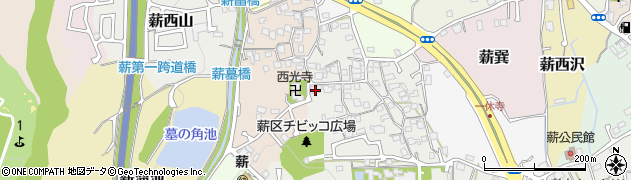 京都府京田辺市薪里ノ内12周辺の地図