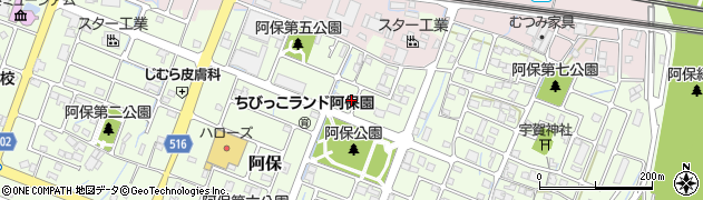 兵庫県姫路市阿保318周辺の地図