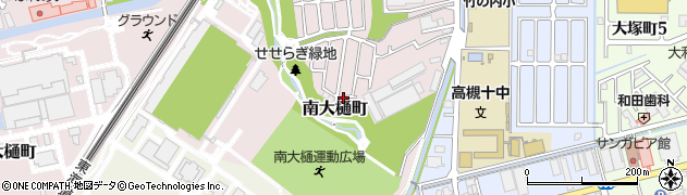 大阪府高槻市南大樋町27周辺の地図