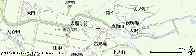 愛知県豊橋市石巻中山町（神子浦）周辺の地図