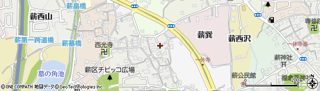 京都府京田辺市薪里ノ内65周辺の地図