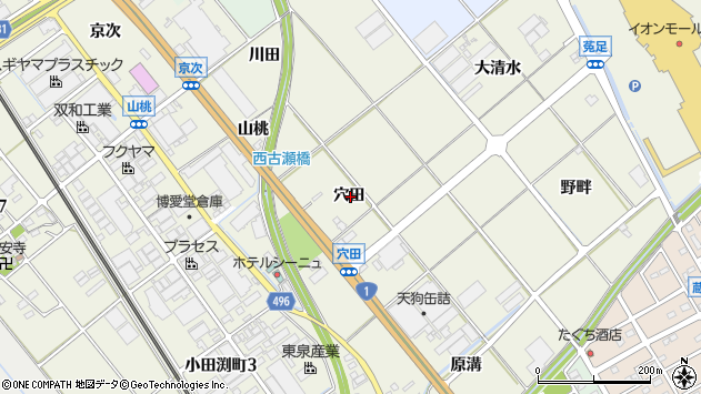 〒442-0848 愛知県豊川市白鳥町の地図