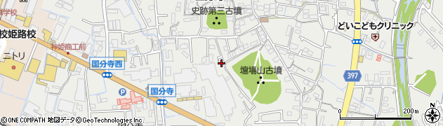 兵庫県姫路市御国野町国分寺431周辺の地図