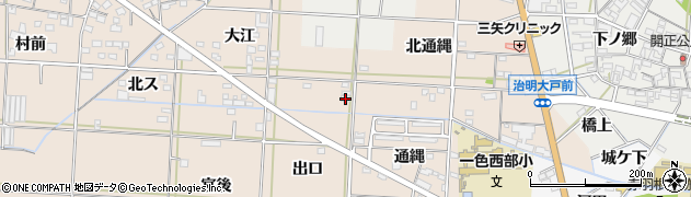 愛知県西尾市一色町治明出口11周辺の地図