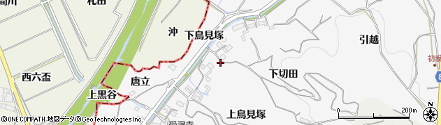 愛知県豊橋市石巻小野田町下切田38周辺の地図