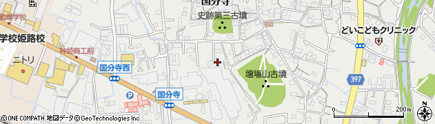 兵庫県姫路市御国野町国分寺419周辺の地図