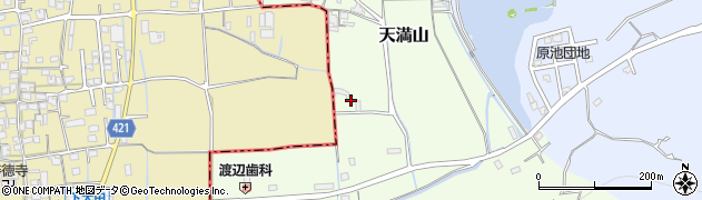 兵庫県揖保郡太子町天満山258周辺の地図