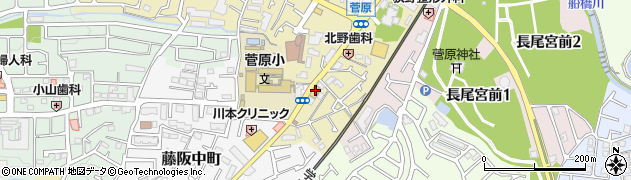 セイビデンキ長尾店周辺の地図