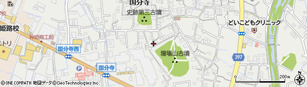 兵庫県姫路市御国野町国分寺429周辺の地図