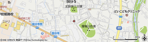 兵庫県姫路市御国野町国分寺430周辺の地図