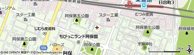 兵庫県姫路市阿保317周辺の地図