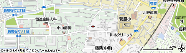 大阪府枚方市藤阪中町20周辺の地図