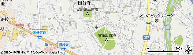 兵庫県姫路市御国野町国分寺428周辺の地図