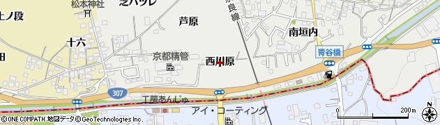 京都府城陽市市辺（西川原）周辺の地図
