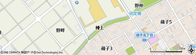愛知県豊川市白鳥町（村上）周辺の地図