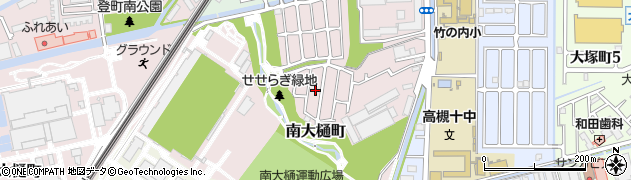 大阪府高槻市南大樋町24周辺の地図