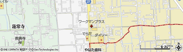 ワークマンプラス姫路太子店周辺の地図
