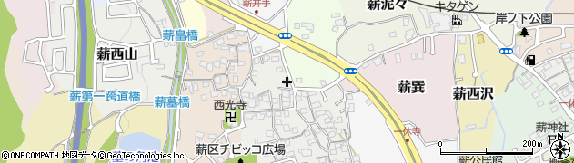 京都府京田辺市薪里ノ内56周辺の地図
