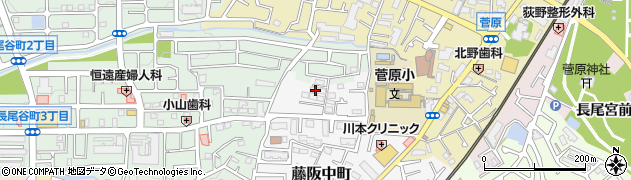 大阪府枚方市藤阪中町18周辺の地図