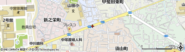 須山町周辺の地図