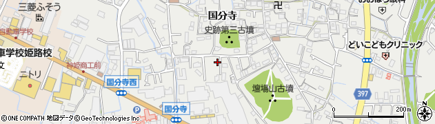 兵庫県姫路市御国野町国分寺416周辺の地図