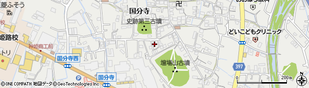 兵庫県姫路市御国野町国分寺422周辺の地図