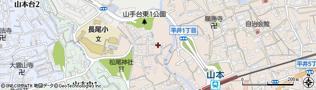 最明寺川周辺の地図