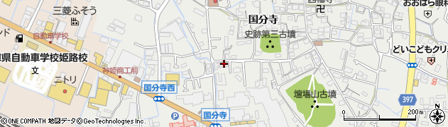 兵庫県姫路市御国野町国分寺382周辺の地図