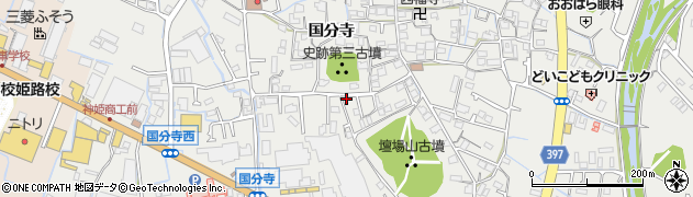 兵庫県姫路市御国野町国分寺420周辺の地図