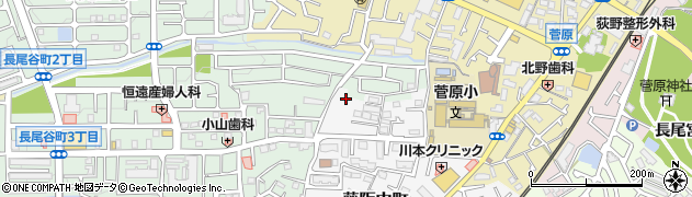 大阪府枚方市藤阪中町19周辺の地図