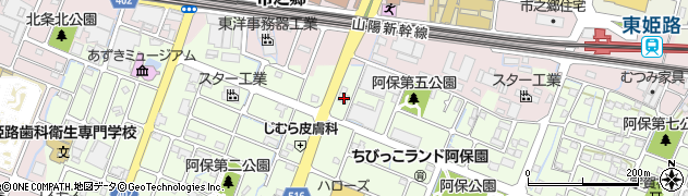 兵庫県姫路市阿保7周辺の地図