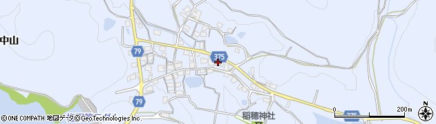 兵庫県加古川市平荘町磐372-1周辺の地図