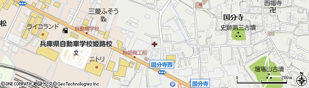 兵庫県姫路市御国野町国分寺47周辺の地図