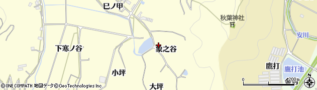 愛知県豊橋市石巻平野町（象之谷）周辺の地図