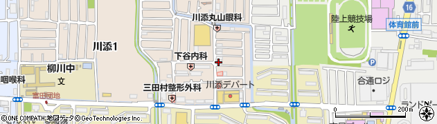 ほっかほっか亭　高槻川添店周辺の地図