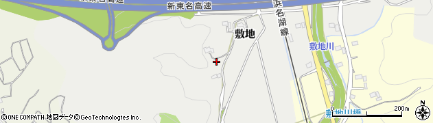 静岡県磐田市敷地258周辺の地図