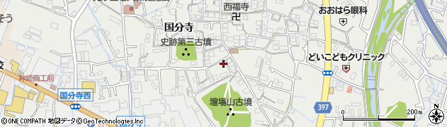兵庫県姫路市御国野町国分寺426周辺の地図