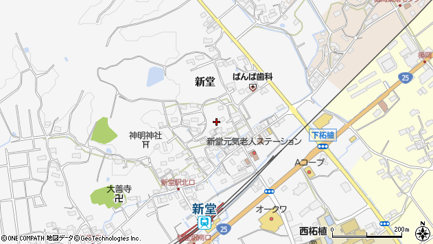 〒519-1416 三重県伊賀市新堂の地図